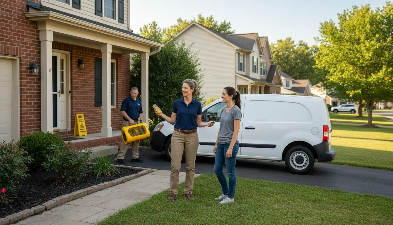 Water restoration image for Fire And Smoke Damage Restoration in Garrison, TX